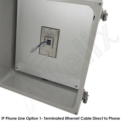 stainless steel mine phone enclosure|Altelix NEMA 4X Outdoor Weatherproof IP Phone Call .